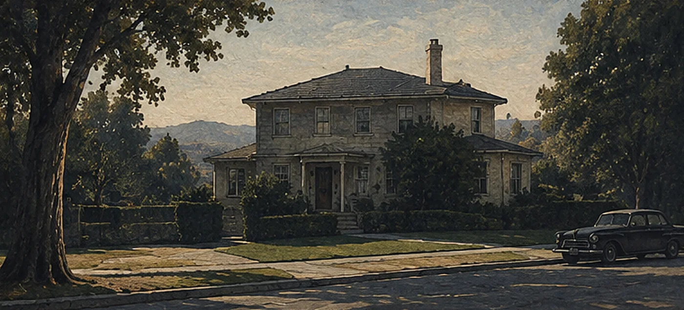 A quiet painted view of Agoura Hills